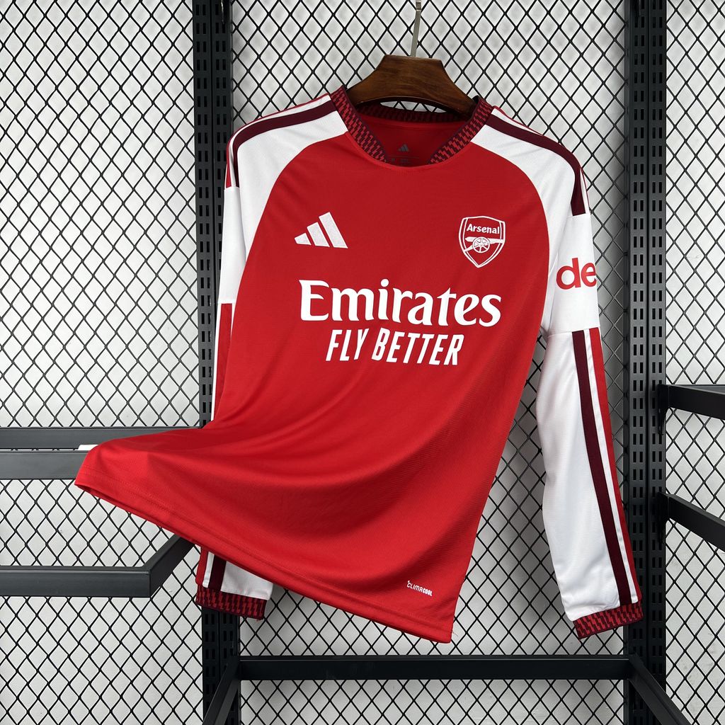 2026/27 Mens Arsenal Home Long Sleeve Jersey
