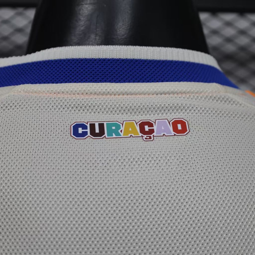Player Version 2026  Curaçao World Cup Away White Jersey