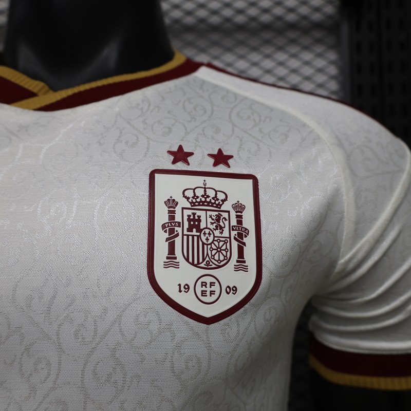 2 Star 2026 Spain Away White Jersey