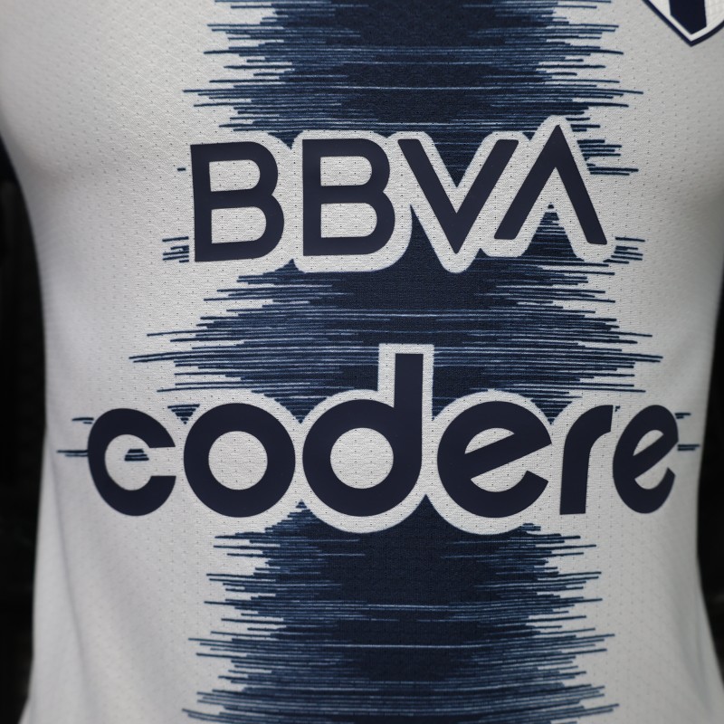 Player Version 26/27 Monterrey Away White Navy Jersey