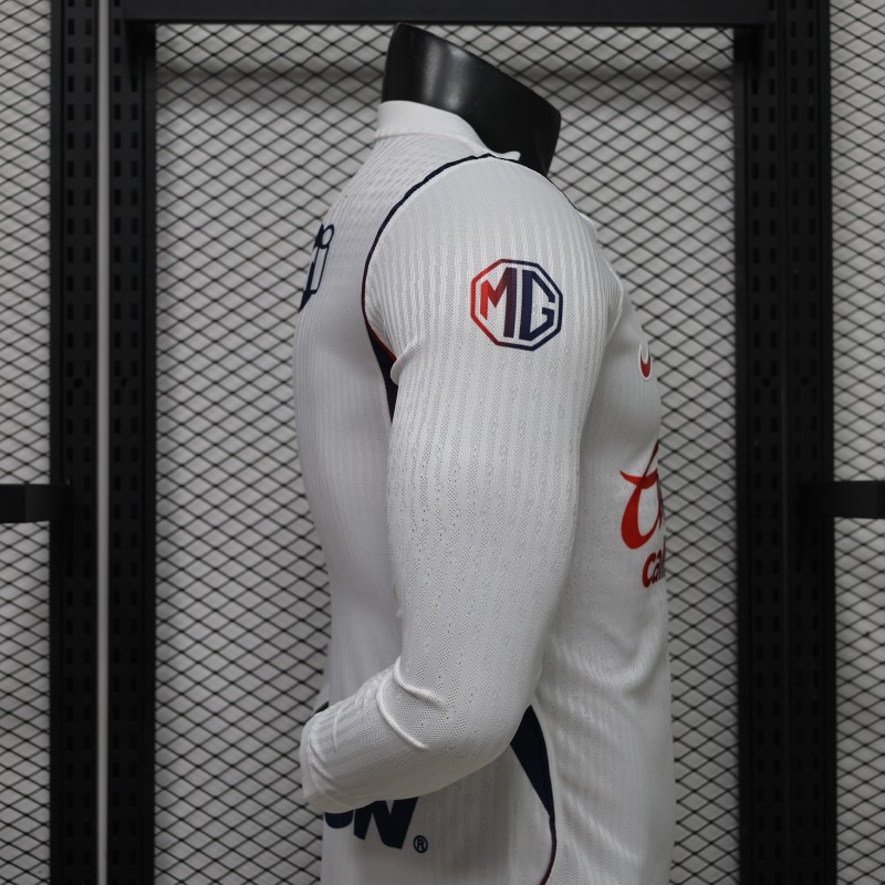 Player Version 26/27 Chivas Away White Long Sleeve Jersey