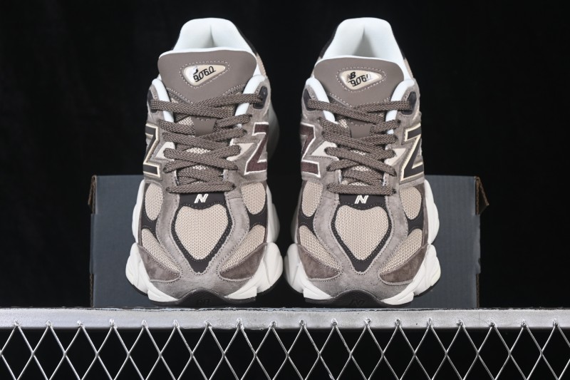 New Balance NB9060 Retro Running Shoes with ABZORB Cushioning and Suede Overlays - U90602JK