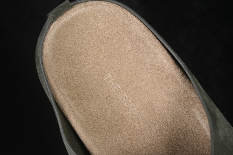 The Row Hudson Round-Toe Half-Covered Casual Mule Slippers - BTOL