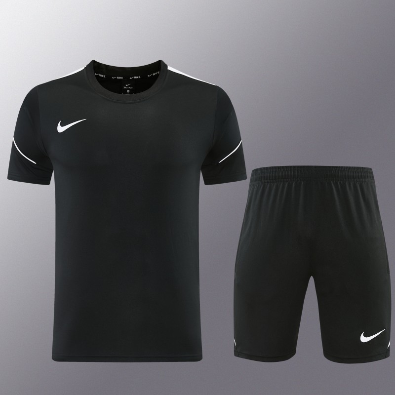 26/27 Nike 10  Black Short Sleeve+Soccer Shorts