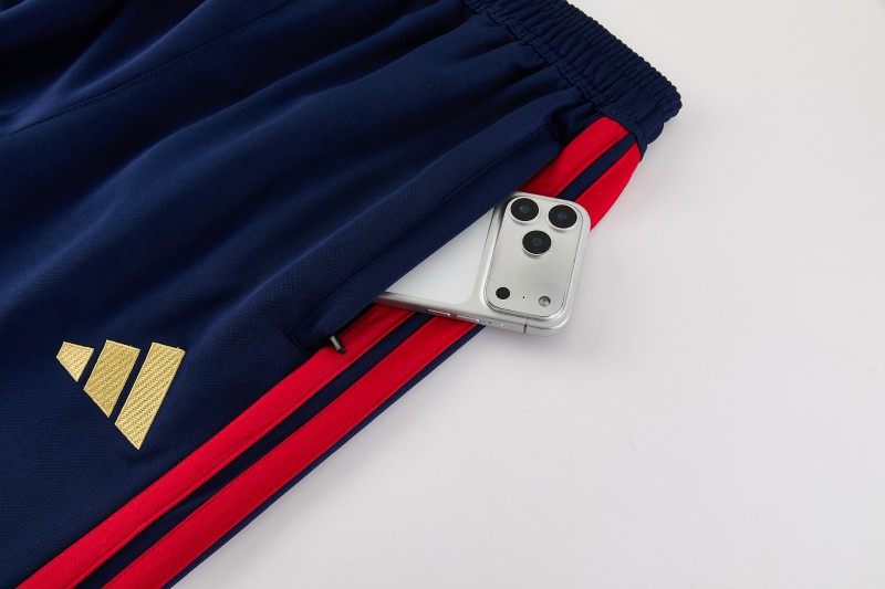 26/27 FC Bayern München 02  Blue Grey Full Zipper Jacket + Long Pants