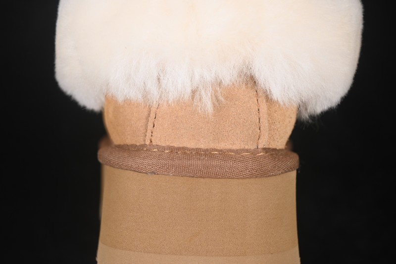 UGG Tazzelle H Tazzelle Water-Resistant Suede Winter Ankle Snow Boot with Fur Lining and Platform Sole - 1143791