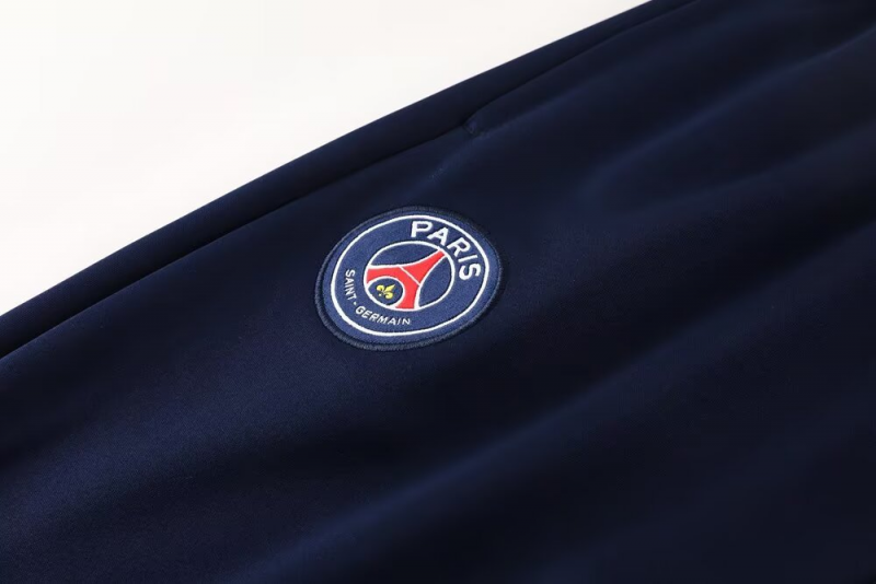 24/25 Paris Saint-Germain  Blue Full Zipper Jacket Tracksuit + Long Pants