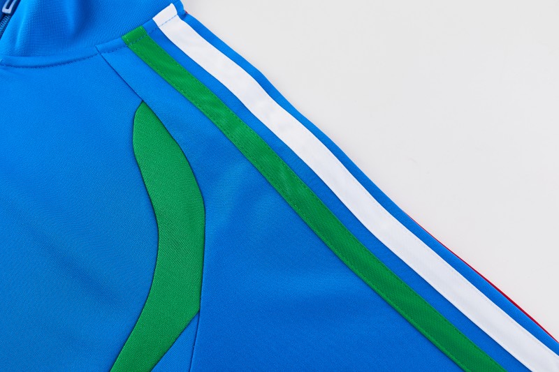 26/27 Air Jordan  Bright Blue Full Zipper Jacket + Long Pants