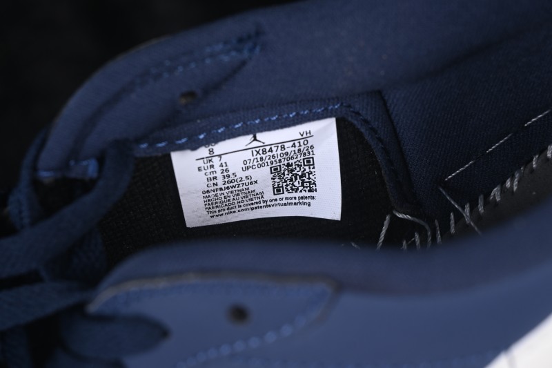 Air Jordan 1 Low OG Howard University Dark Blue - IX8478-410