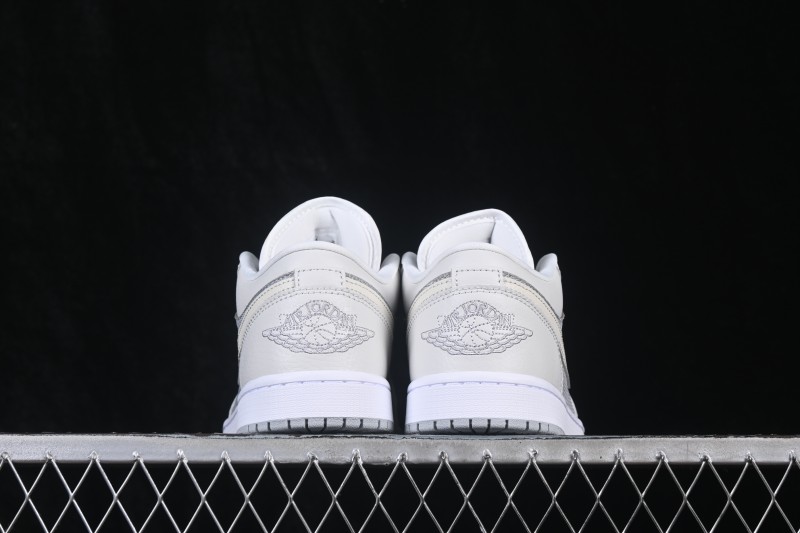 Nike Air Jordan 1 Low AJ1 Light Grey Colorblock Low-Top Retro Culture Basketball Shoes - IO2049-100