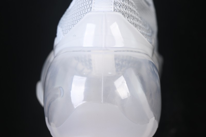 Grounds Moopie Fabric Round Toe Big Bubble Platform Sneakers White Gray - FYD4