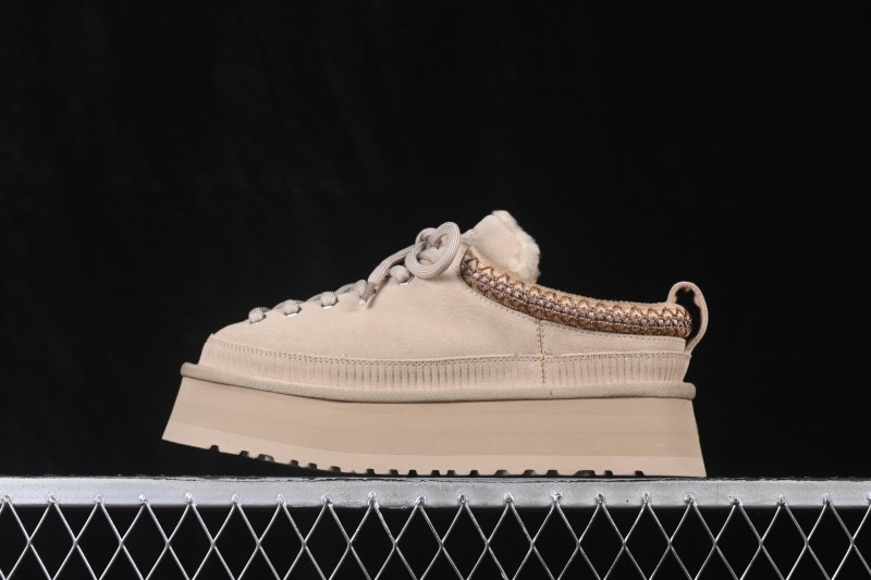 UGG Heritage Lace-Up Slipper Fashion Soft Comfortable Height Increasing Low-Top Casual Shoes - 1180361 SNDC