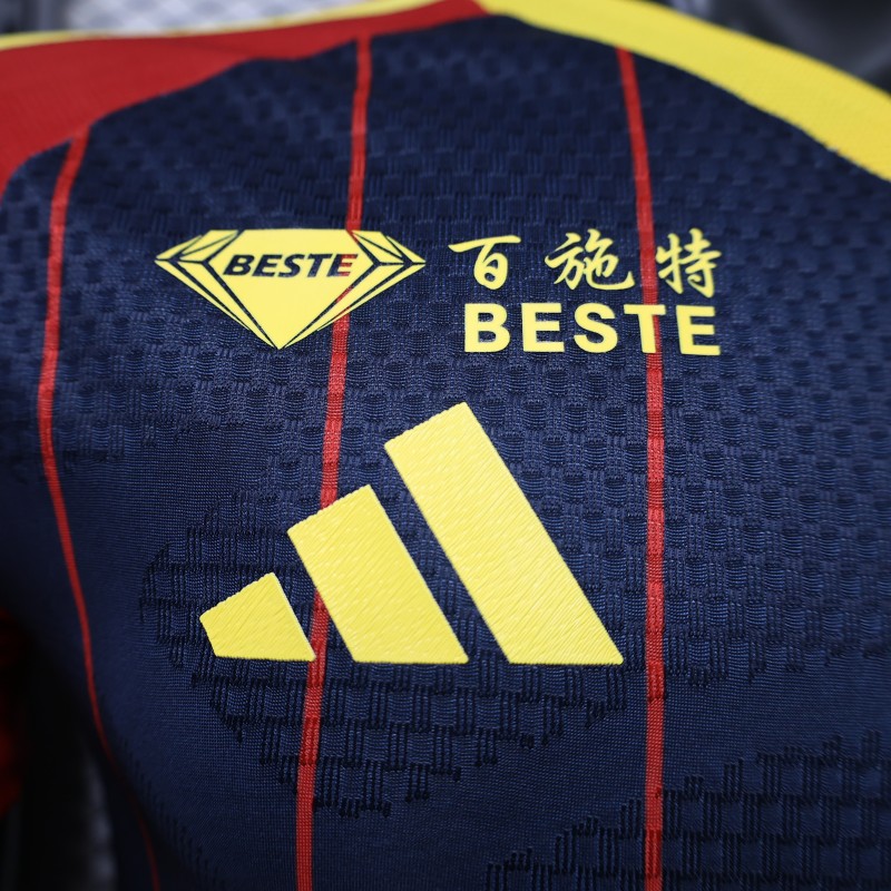 Player Version 26/27  Al-Qadsiah Third Navy Red Jersey