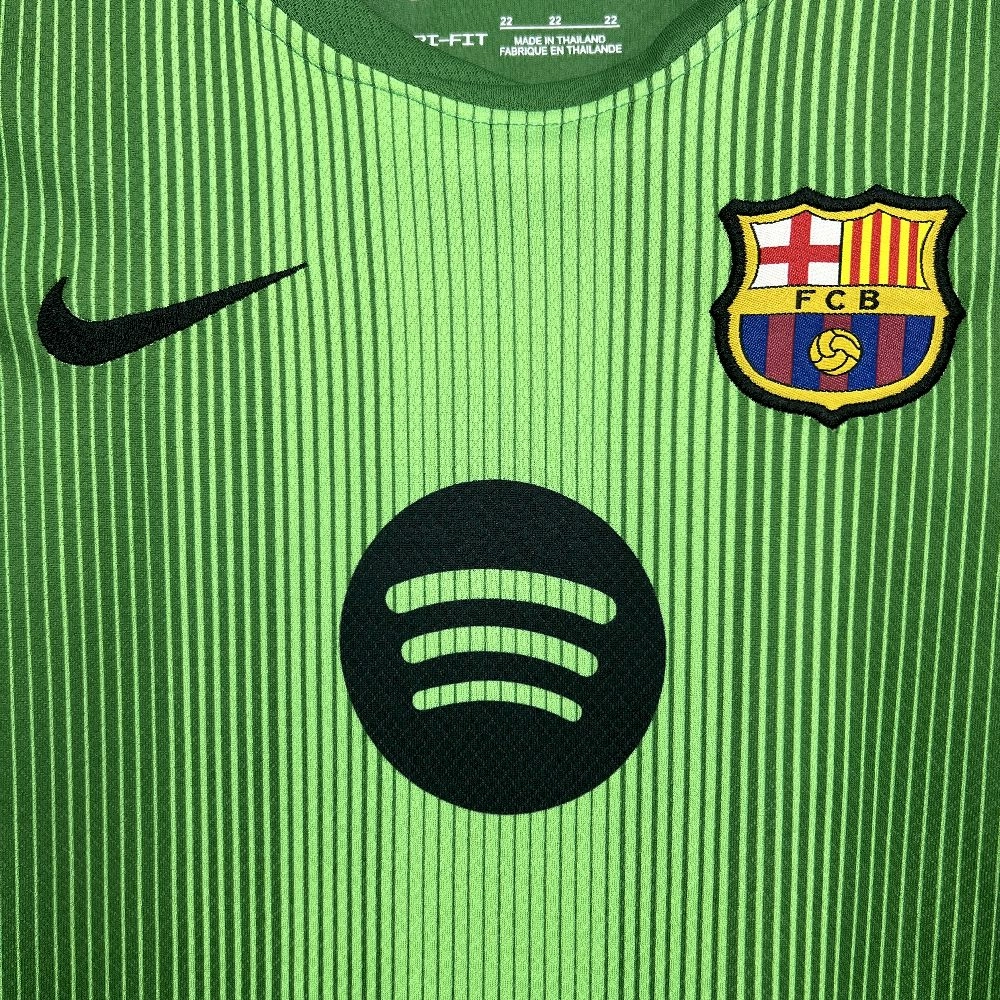 2025/26 Kids Barcelona Goalkeeper Green Kit