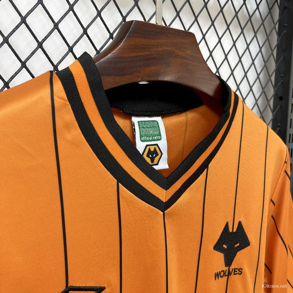 1985/86 Retro Wolverhampton Wanderers Home  Jersey