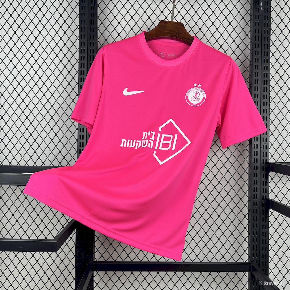 2025/26 Mens Hapoel Tel Aviv Pink October Jersey
