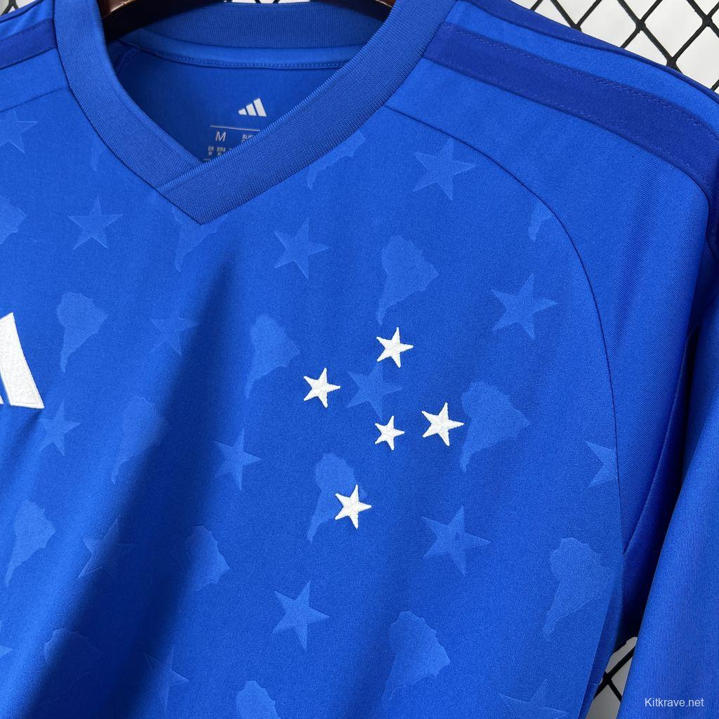 2026/27 Mens Cruzeiro Home Long Sleeves Jersey