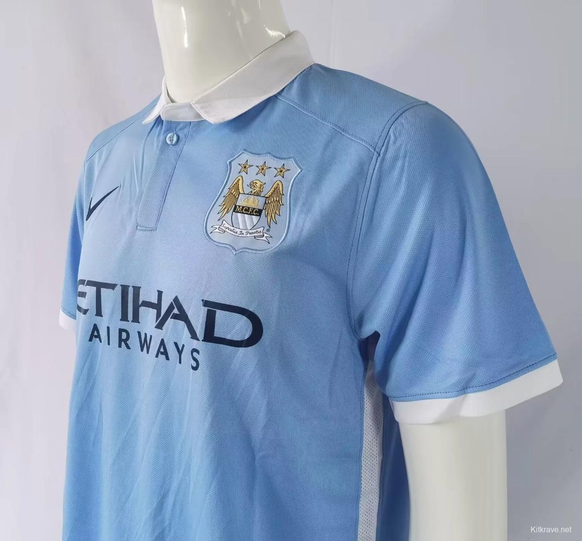 Retro 15/16 Manchester City Home Jersey