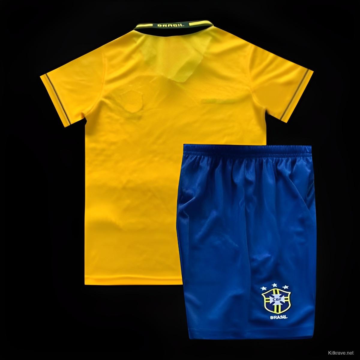 Retro Kids 1994 Brazil Home Jersey