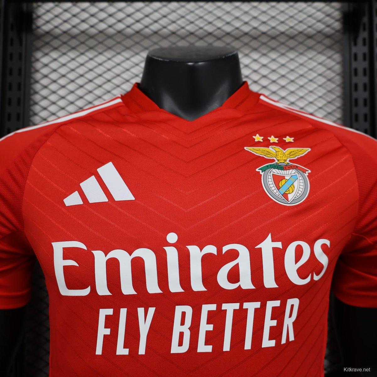 Player Version 24/25 Benfica Home Jersey