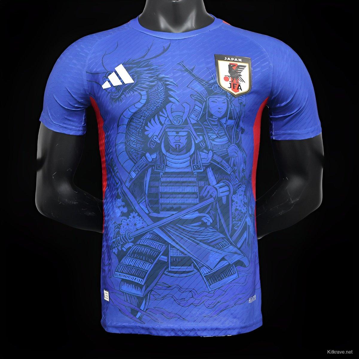 Player Version 2024 Japan Dragon x Samurai Pattern Special Jersey