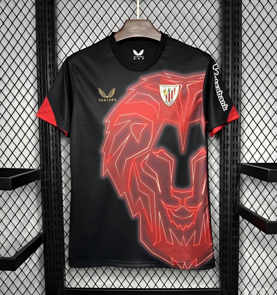 24/25 Sevilla Black/Red Pre-Match Special Jersey