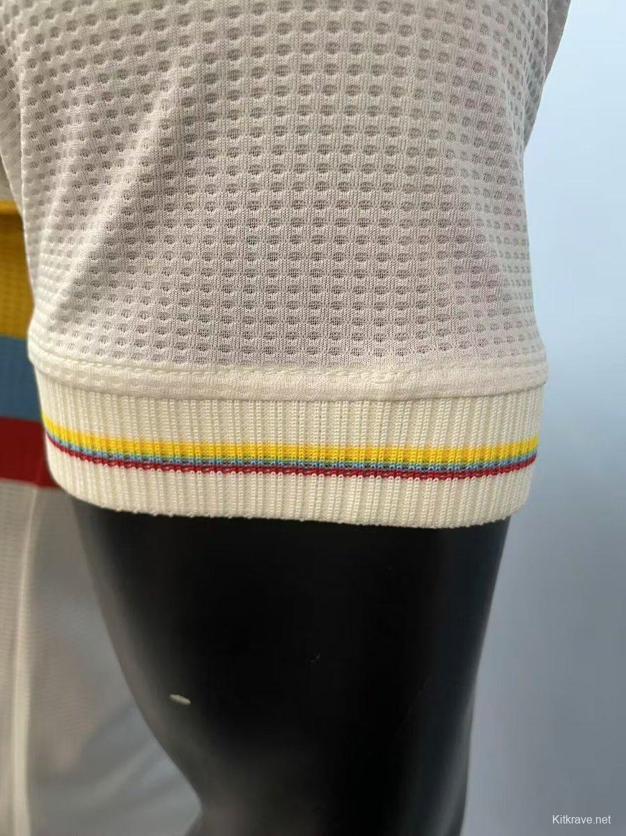 Player Version 2024 Colombia White 100Th Anniversary Jersey