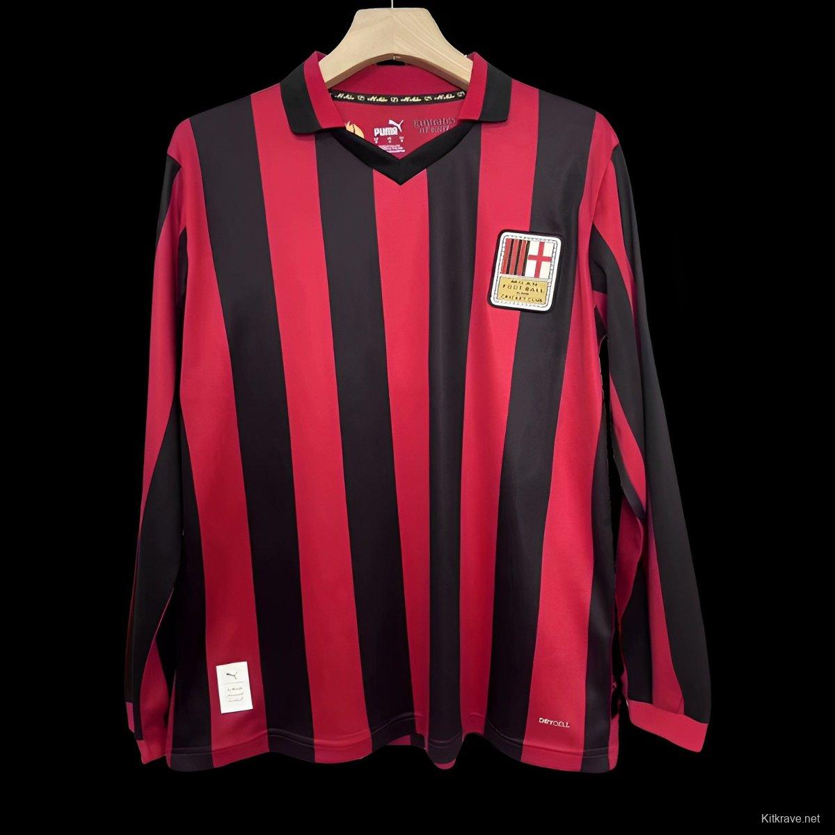 24/25 AC Milan 125Th Anniversary Home Long Sleeve Jersey