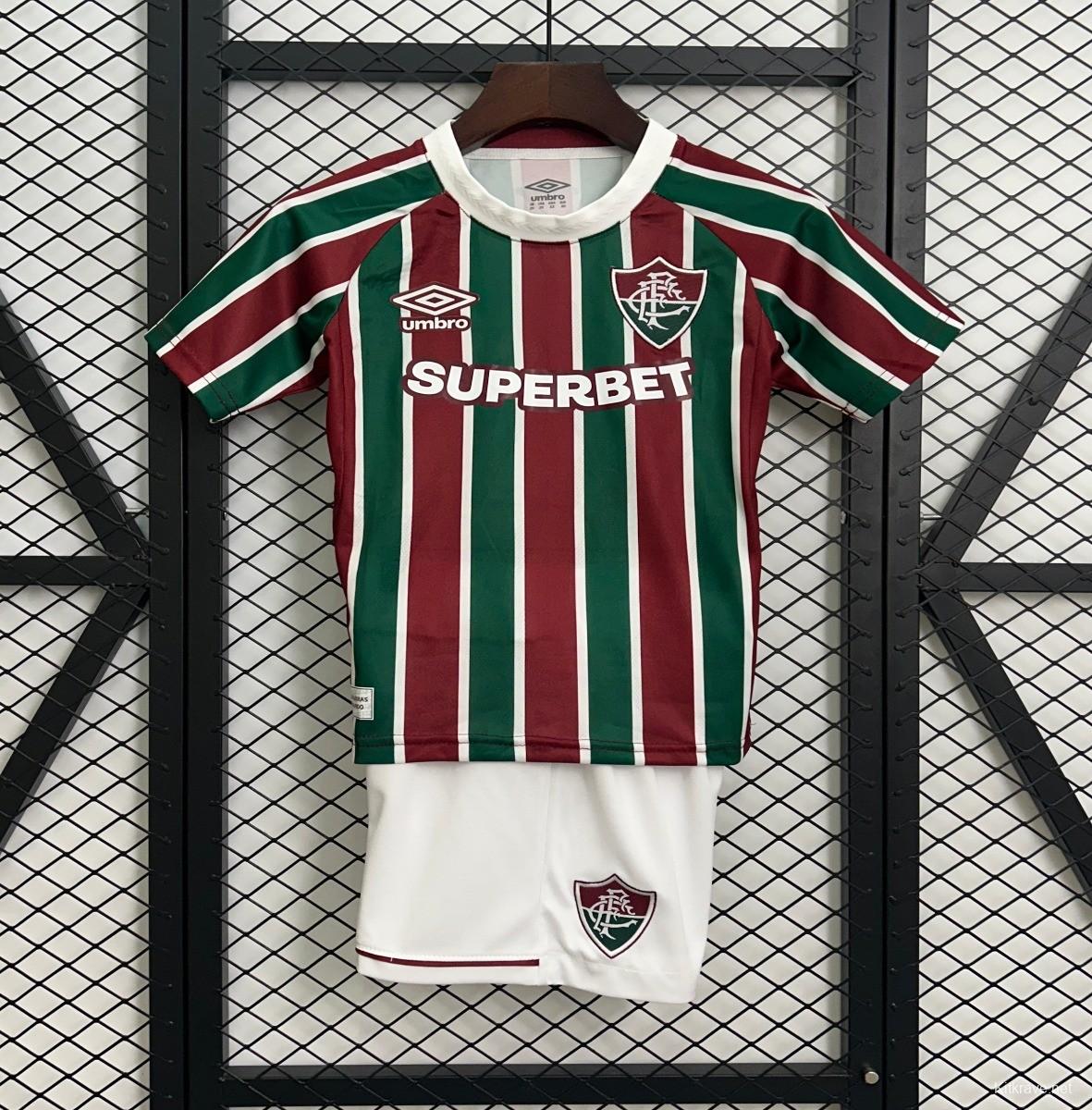 25/26 Kids Fluminense Home Size 16-28 Jersey
