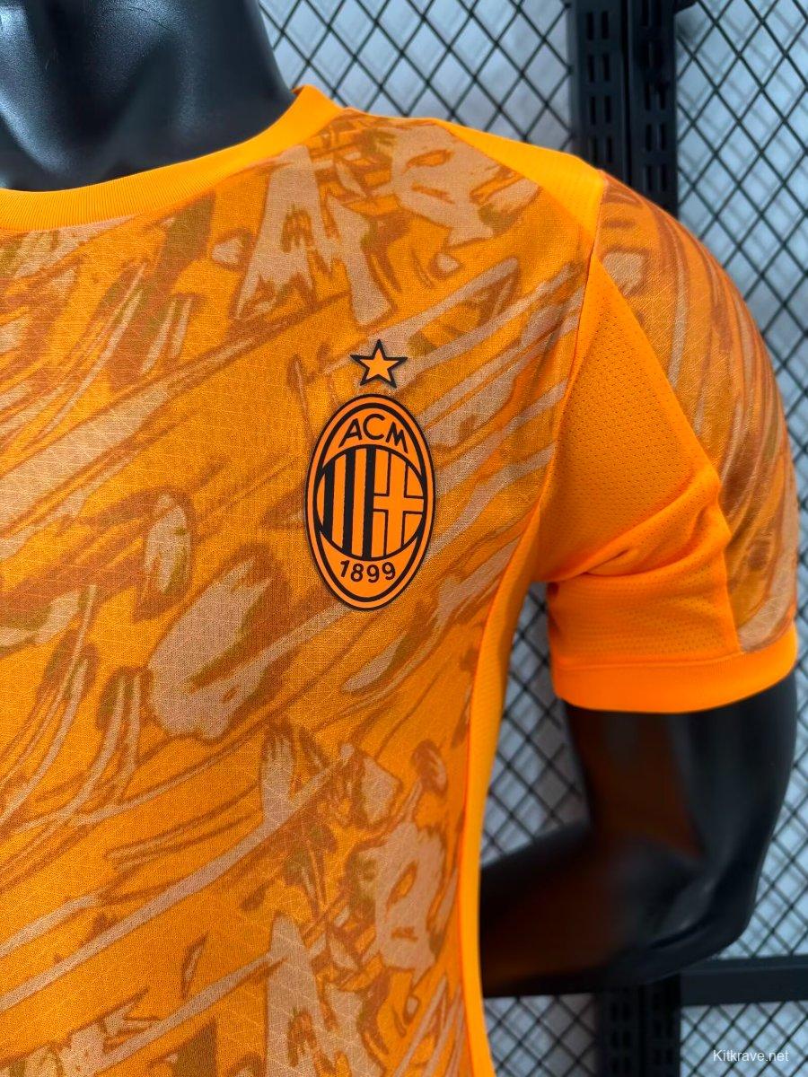 Player Version 25/26 AC Milan Goalkeeper Third Orange Jersey