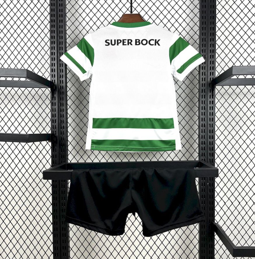 25/26 Kids Sporting Lisbon Home Jersey