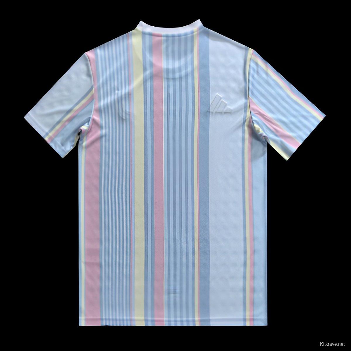 25/26 Juventus White with Rainbow Stripes Jersey