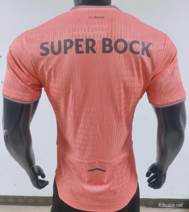 Player Version 25/26 Porto Away Pink Jersey
