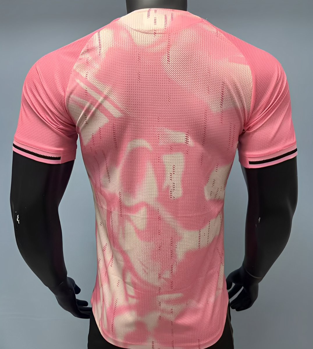 Player Version 25/26 Real Madrid Pink with Abstract Camouflage Pattern Jersey