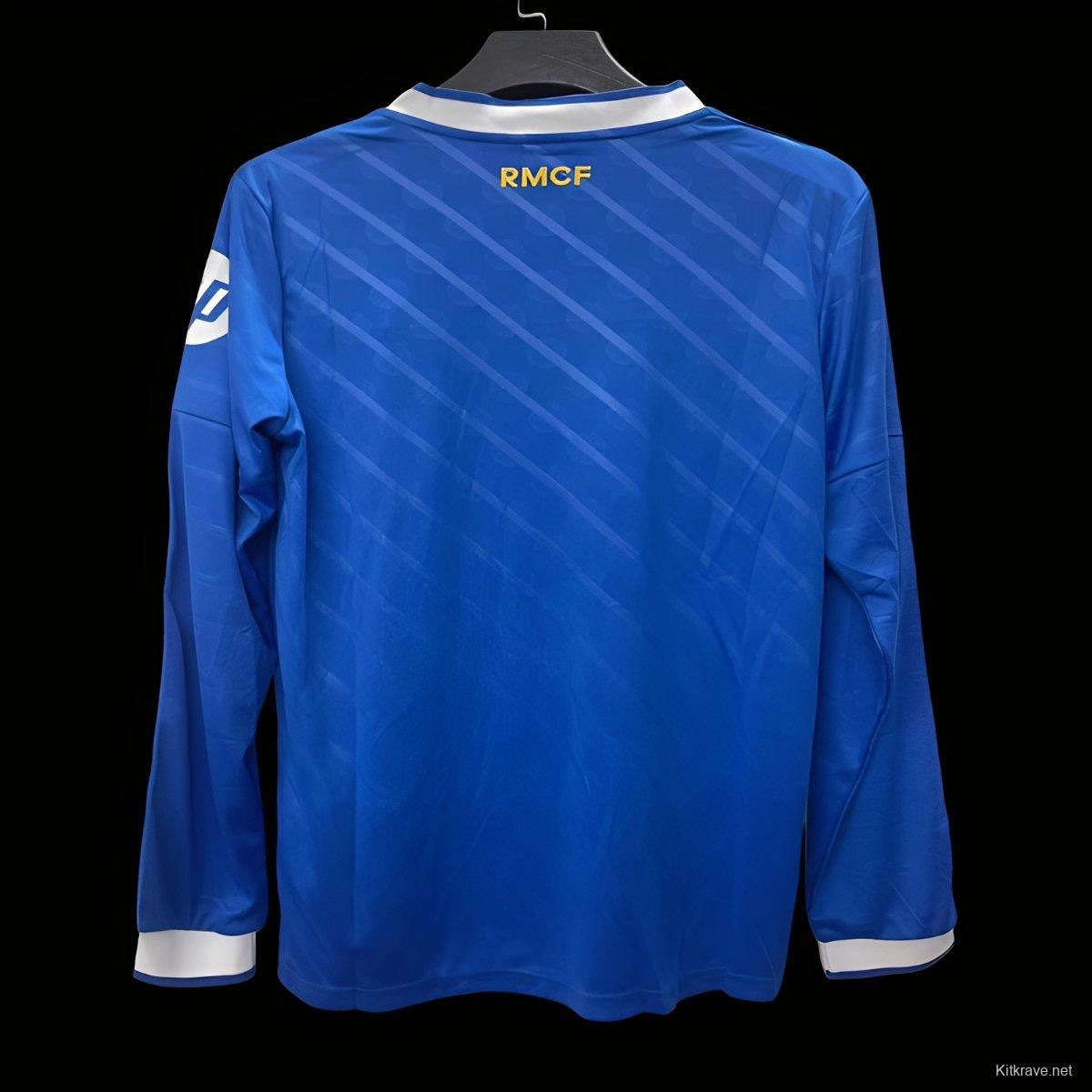 25/26 Real Madrid Third Blue Long Sleeve Jersey