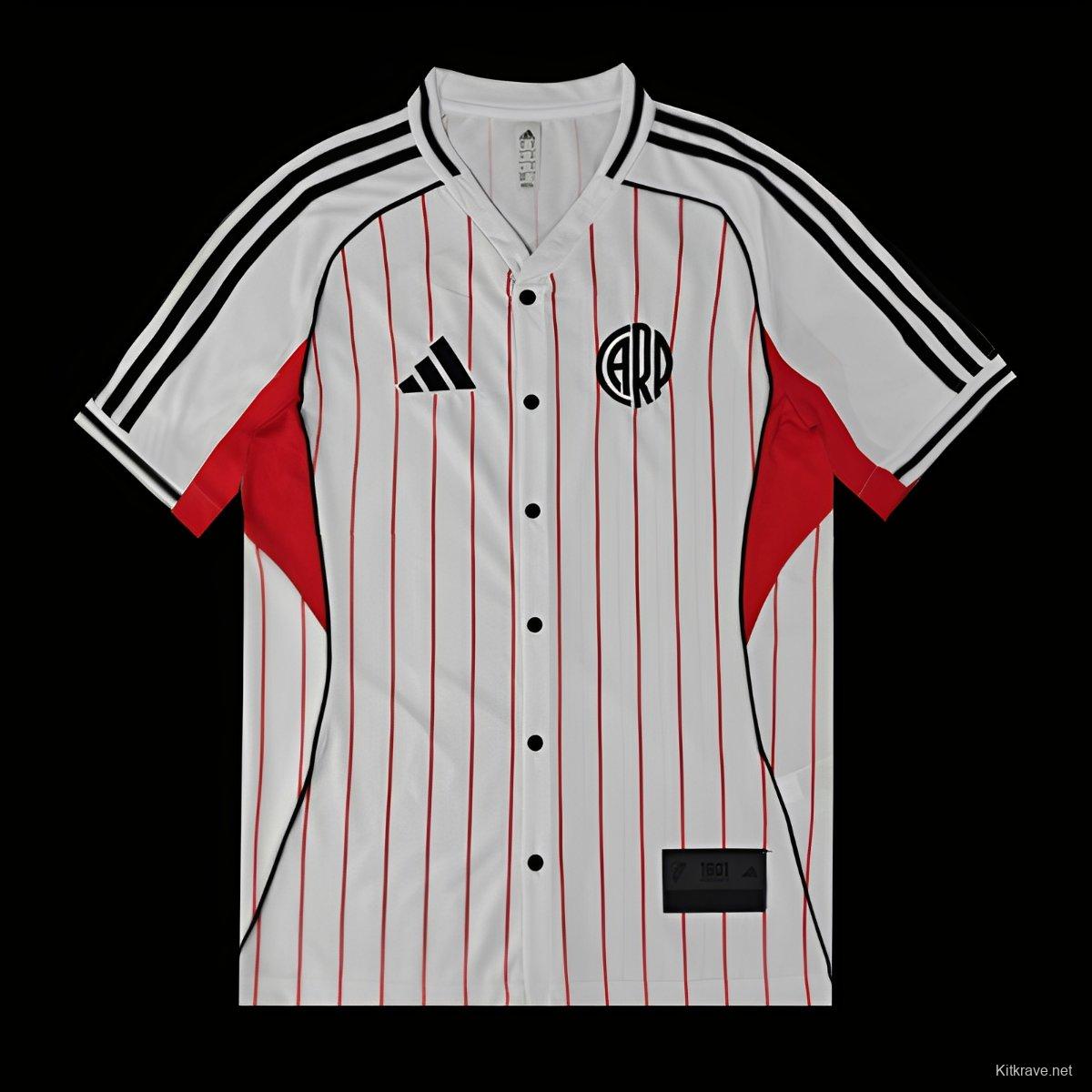 25/26 River Plate US Pack Baseball Jersey