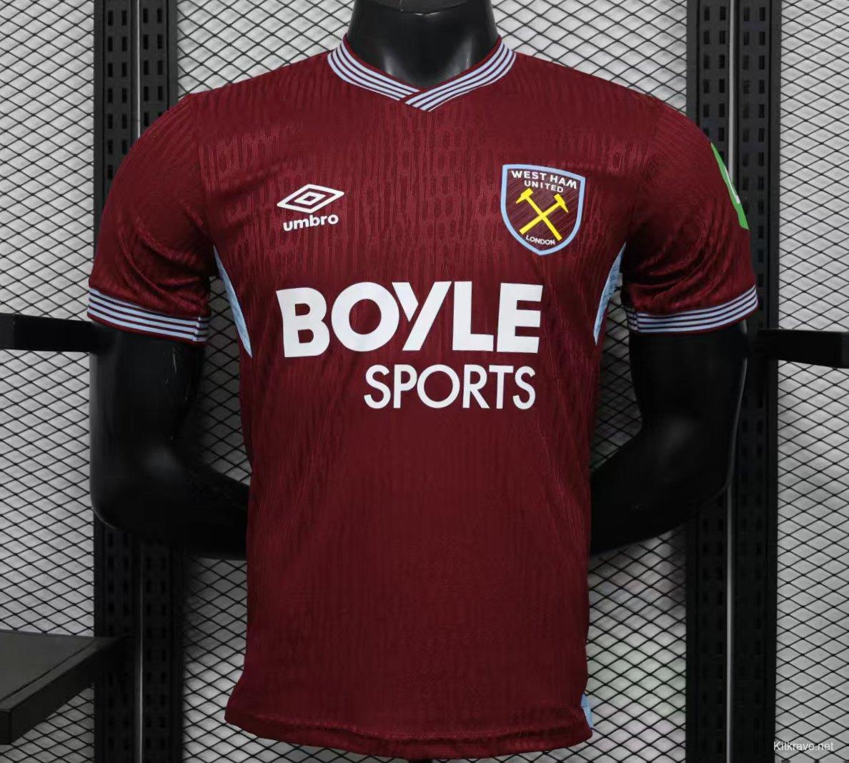 Player Version 25/26 West Ham Home Jersey