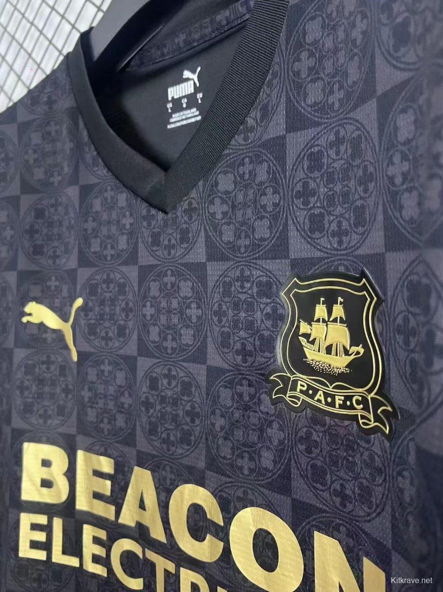 25/26 Plymouth Argyle Away BLACK Jersey