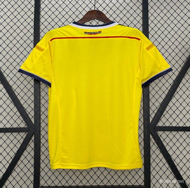 Retro 2014 Colombia Home Jersey