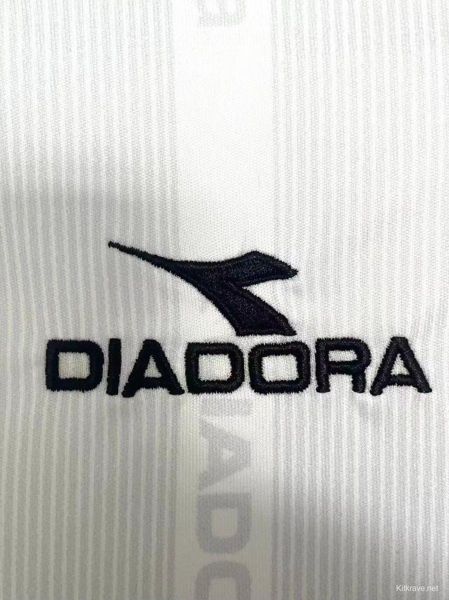 Retro 98/99 Roma Away White Long Sleeve Jersey