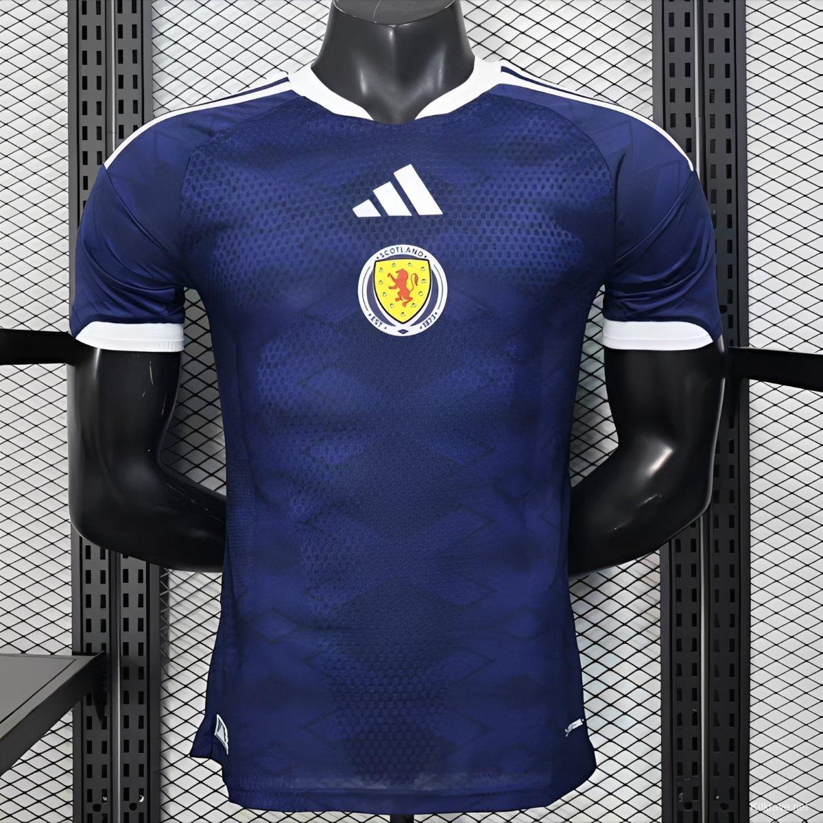 2026 Player Version  Scotland Home Navy Blue  Jersey