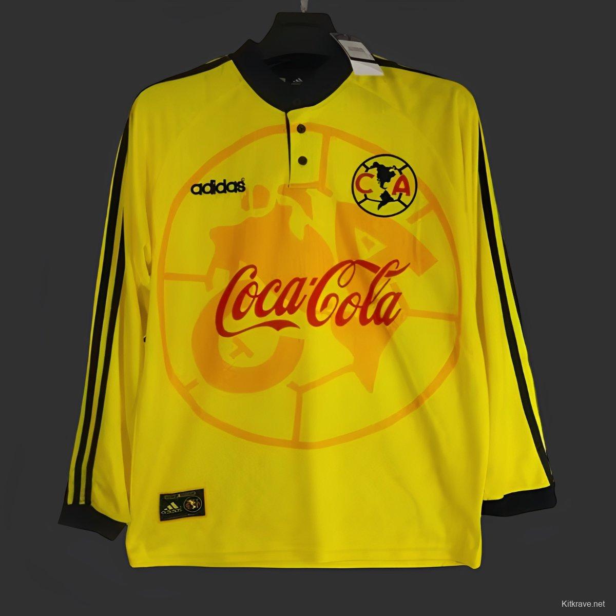 Retro 97/98 Club America Home Long Sleeve Jersey