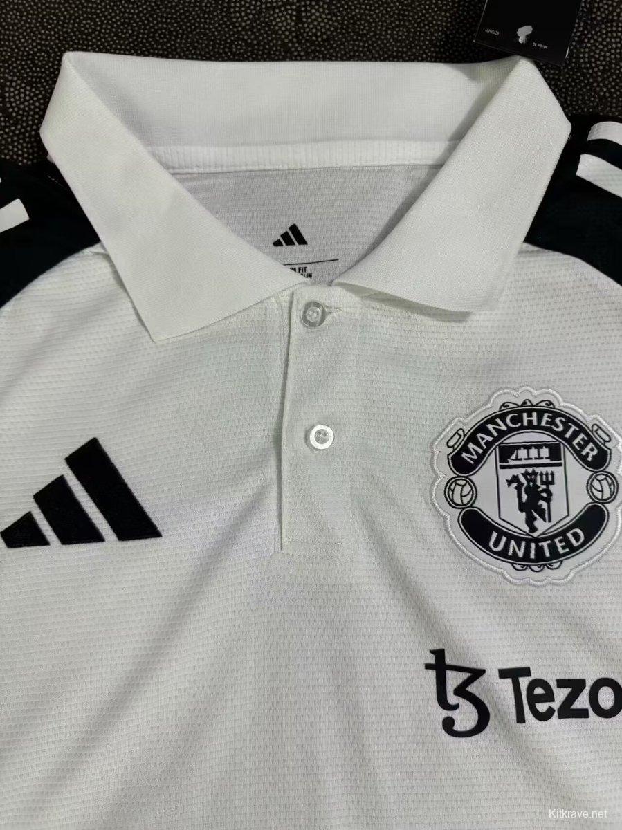 26/27 Manchester United White POLO Jersey