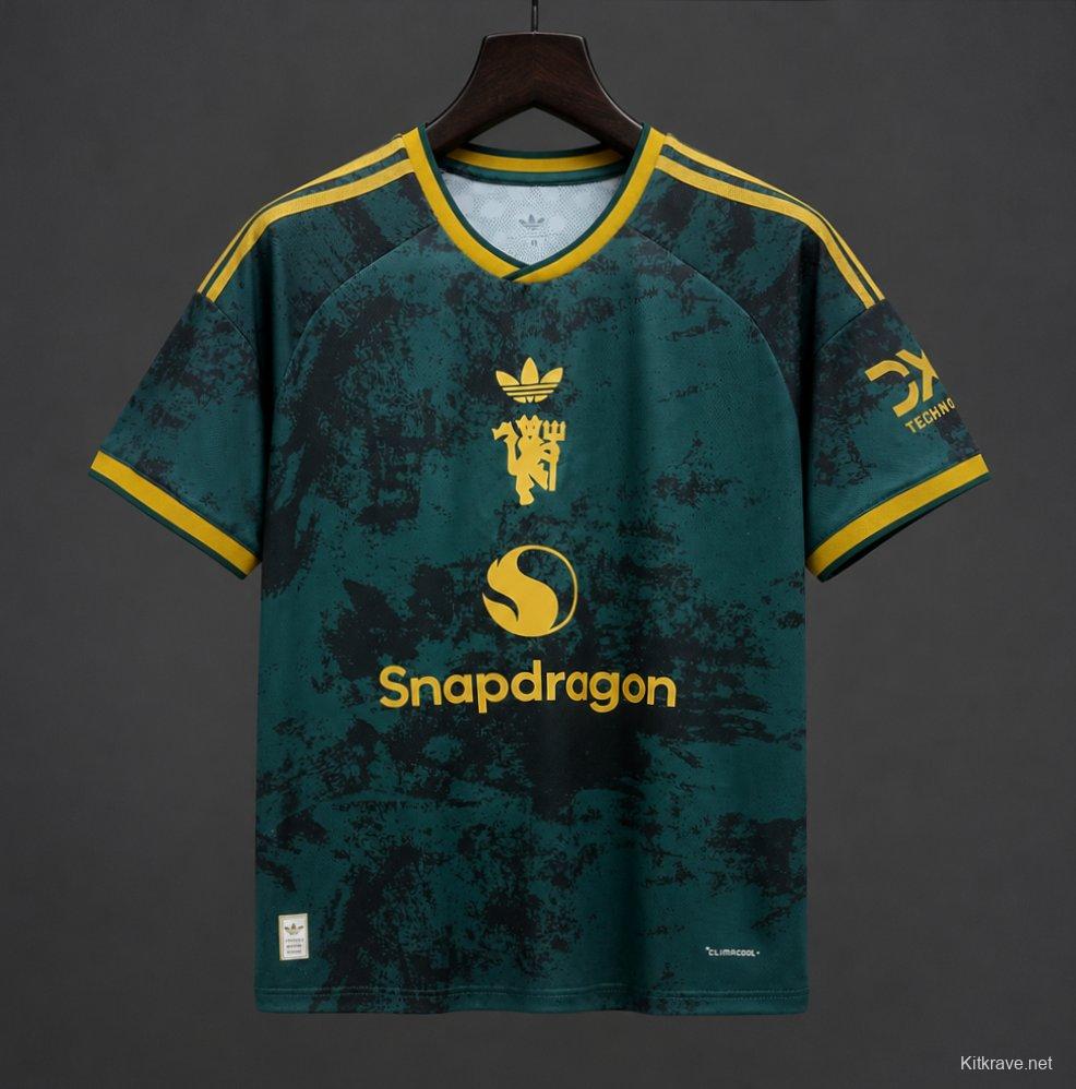 26/27 Manchester United Special Edition Green Gold Jersey