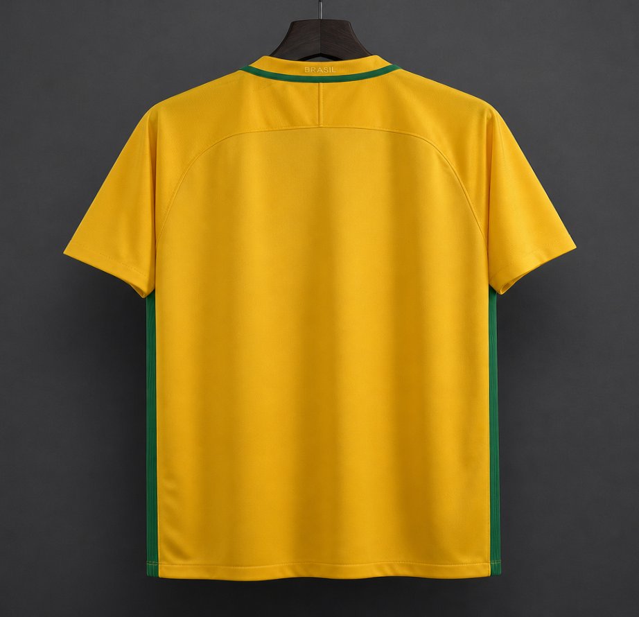 Retro 2016 Brazil Home Jersey
