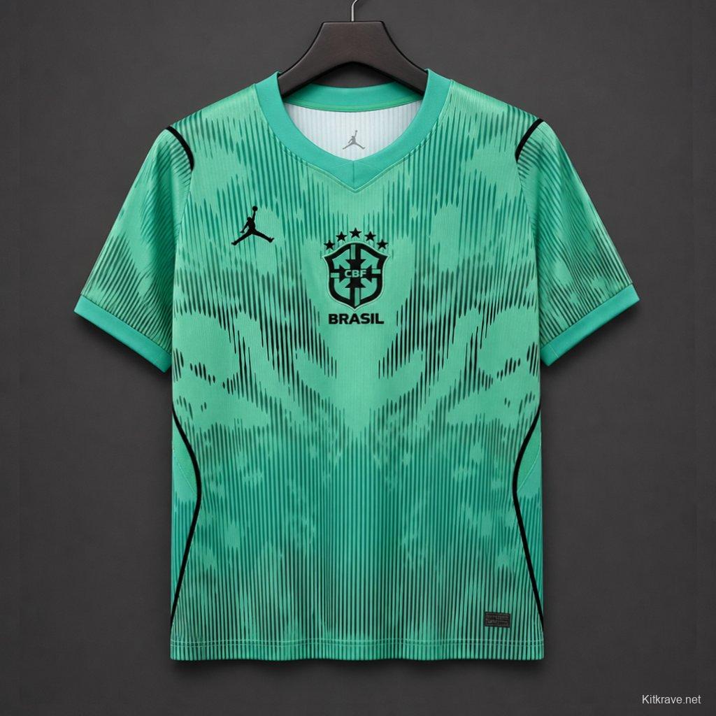 2026 Brazil World Cup Goalkeeper Green/Black Jordan Jersey