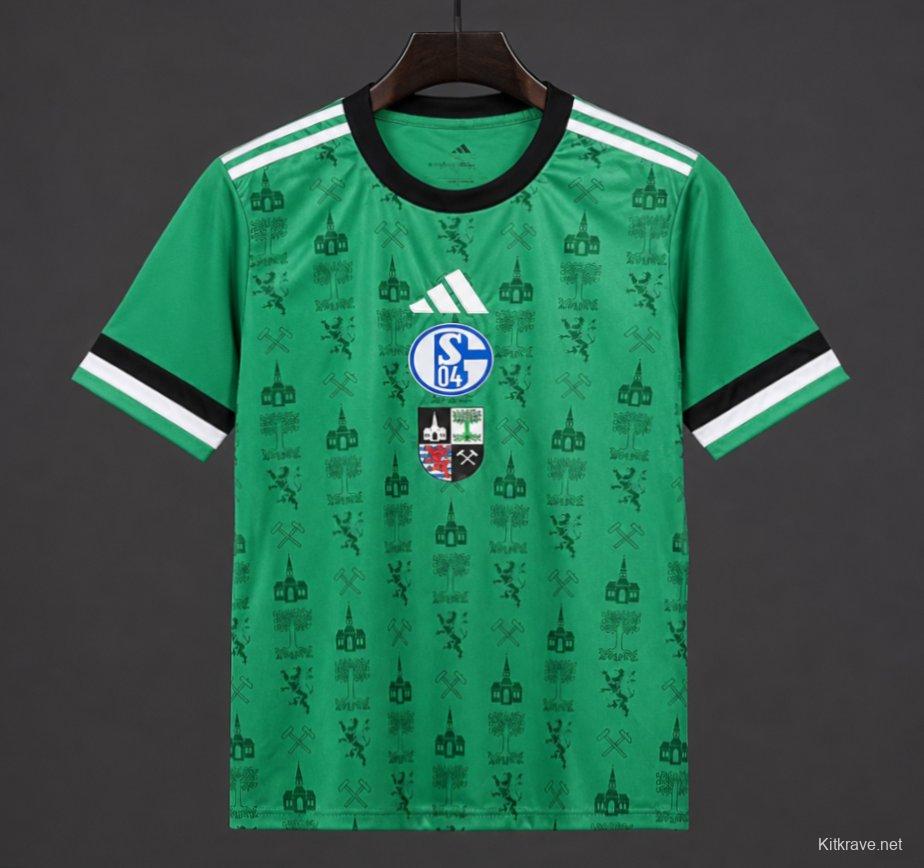 25/26 Schalke 04 100th Centennial Green Jersey