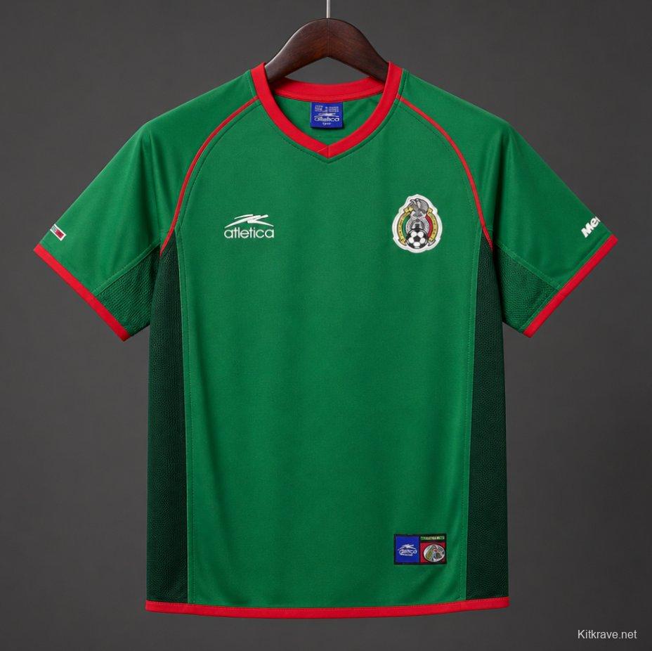 Retro 2002 Mexico Home Jersey