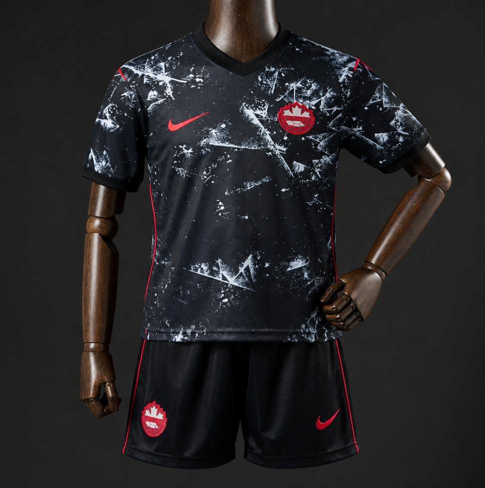 2026 Kids Canada World Cup Away Kit