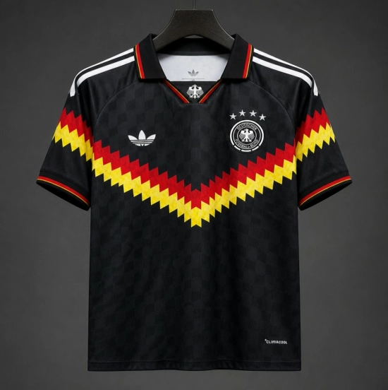 2026  Germany Special Edition Black 1990s Vintage Style Concept Jersey